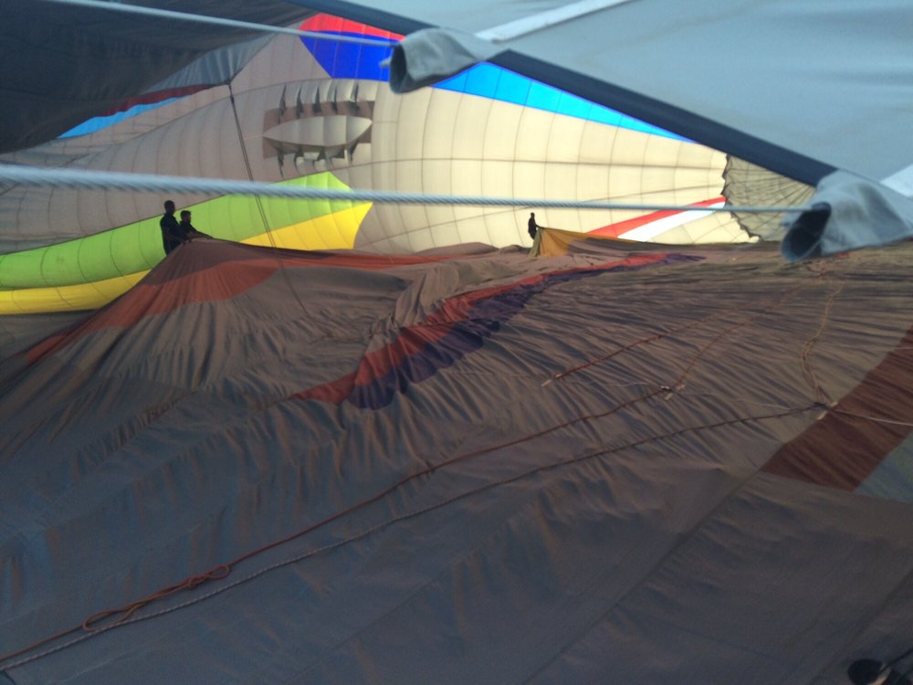 large balloon inside