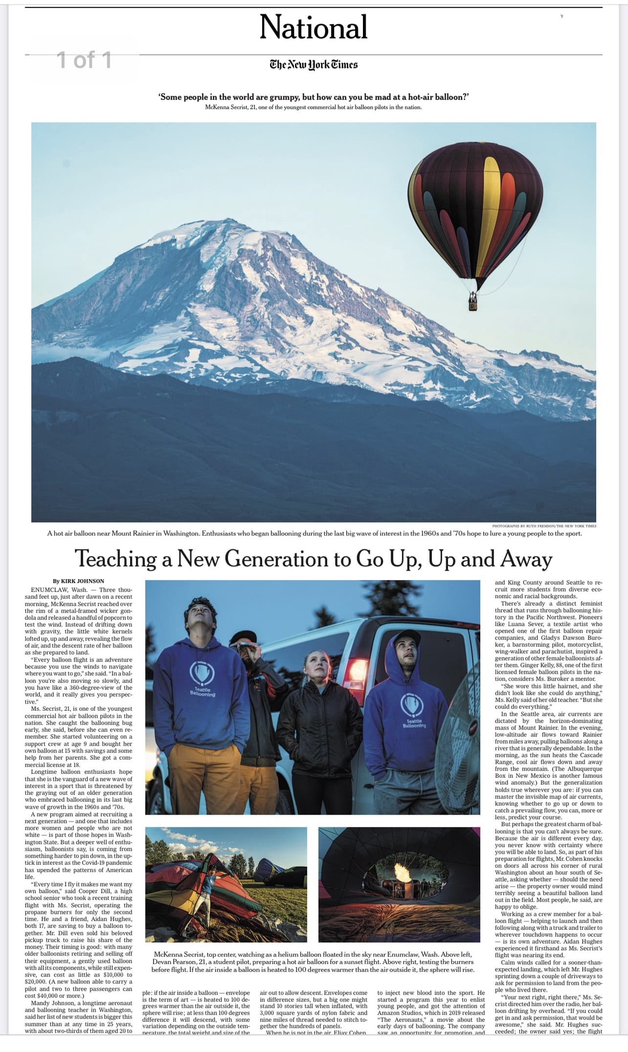 Corporate balloon media opportunities