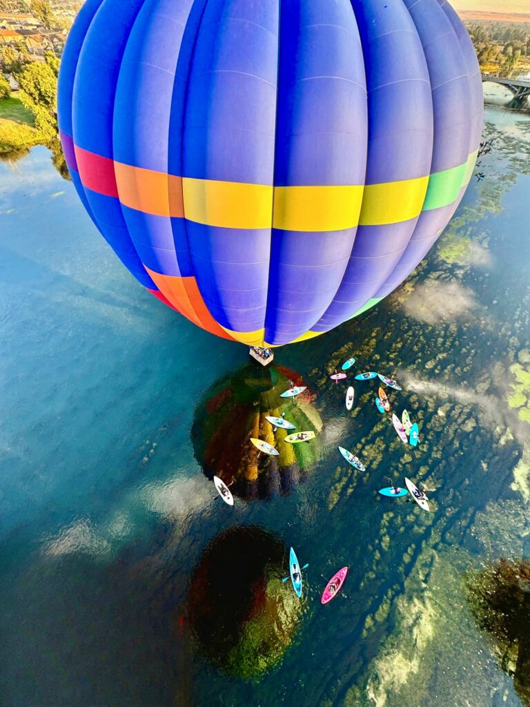 Prosser Balloon Festival with Kayaks and Balloons