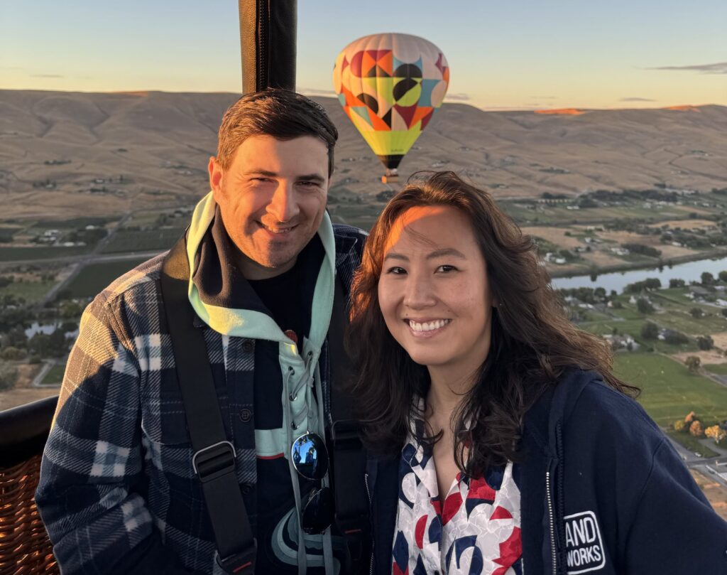 Prosser hot air balloon ride